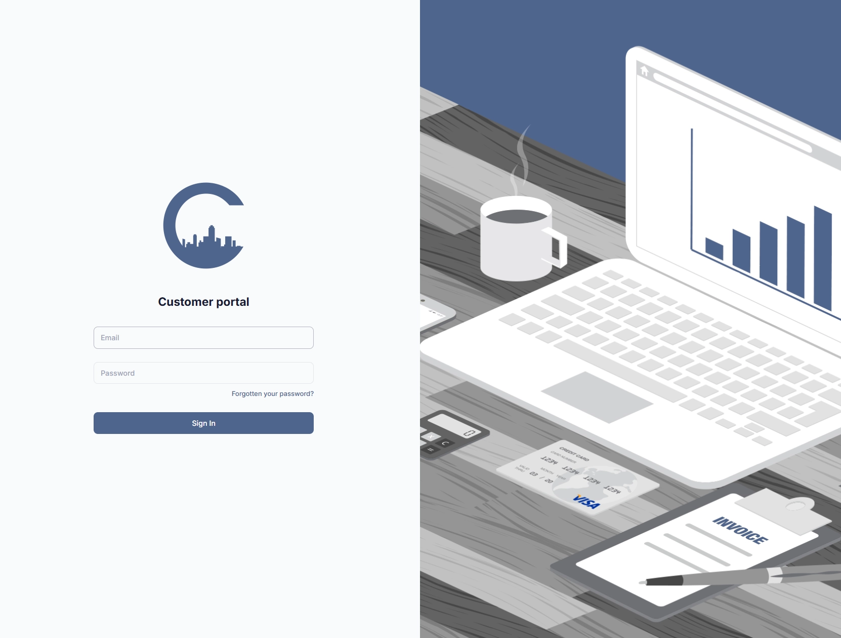 City Communications Customer Portal